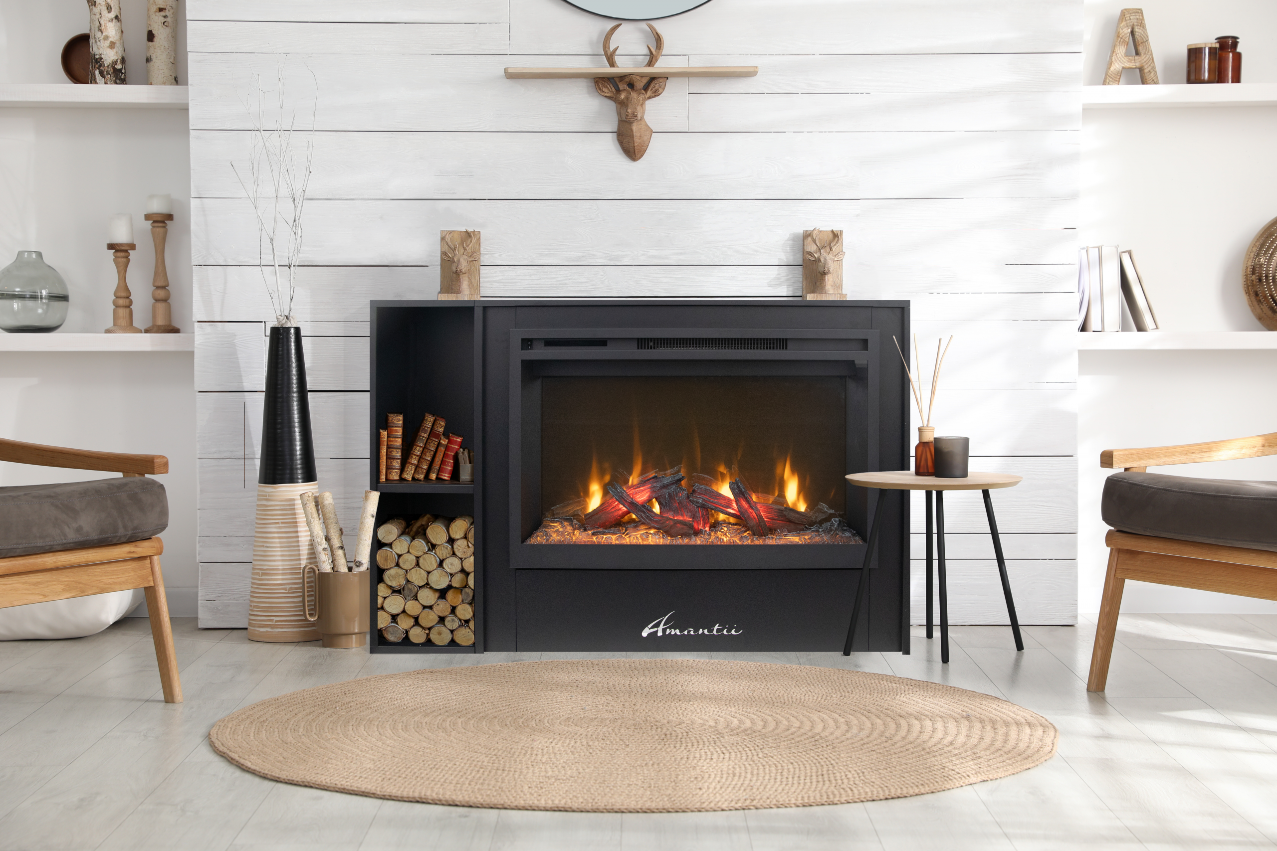 Electric fireplace lifestyle
