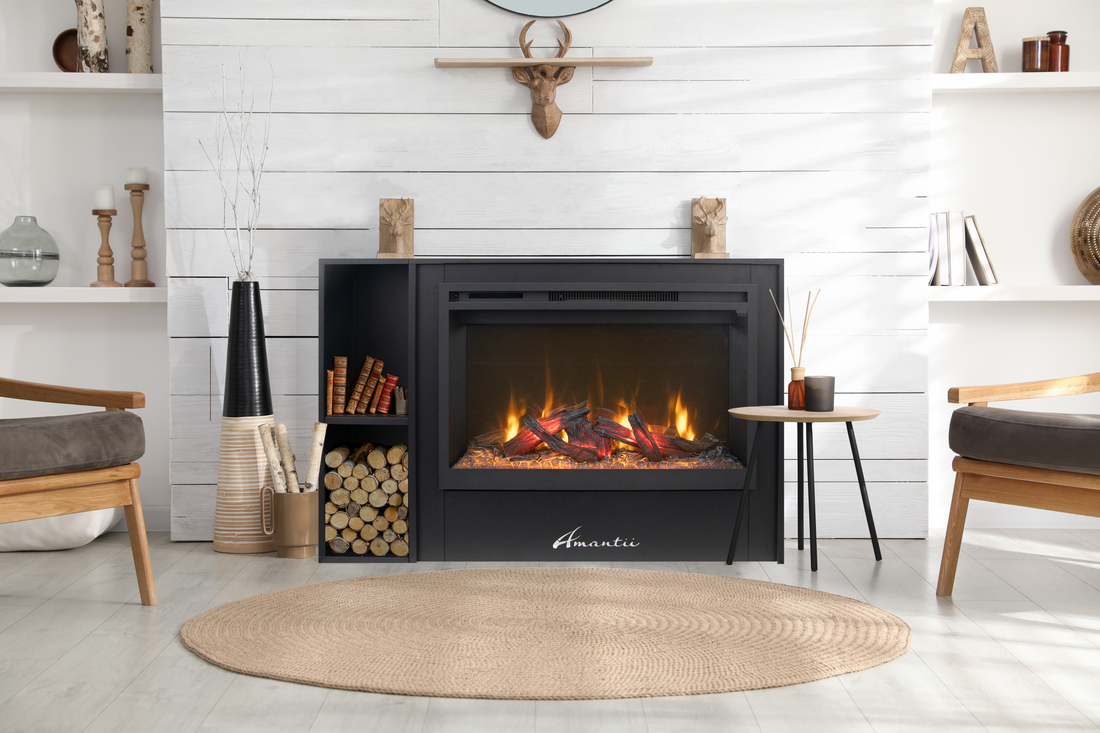 Amantii RusticStone 42" Electric Fireplace - RS42