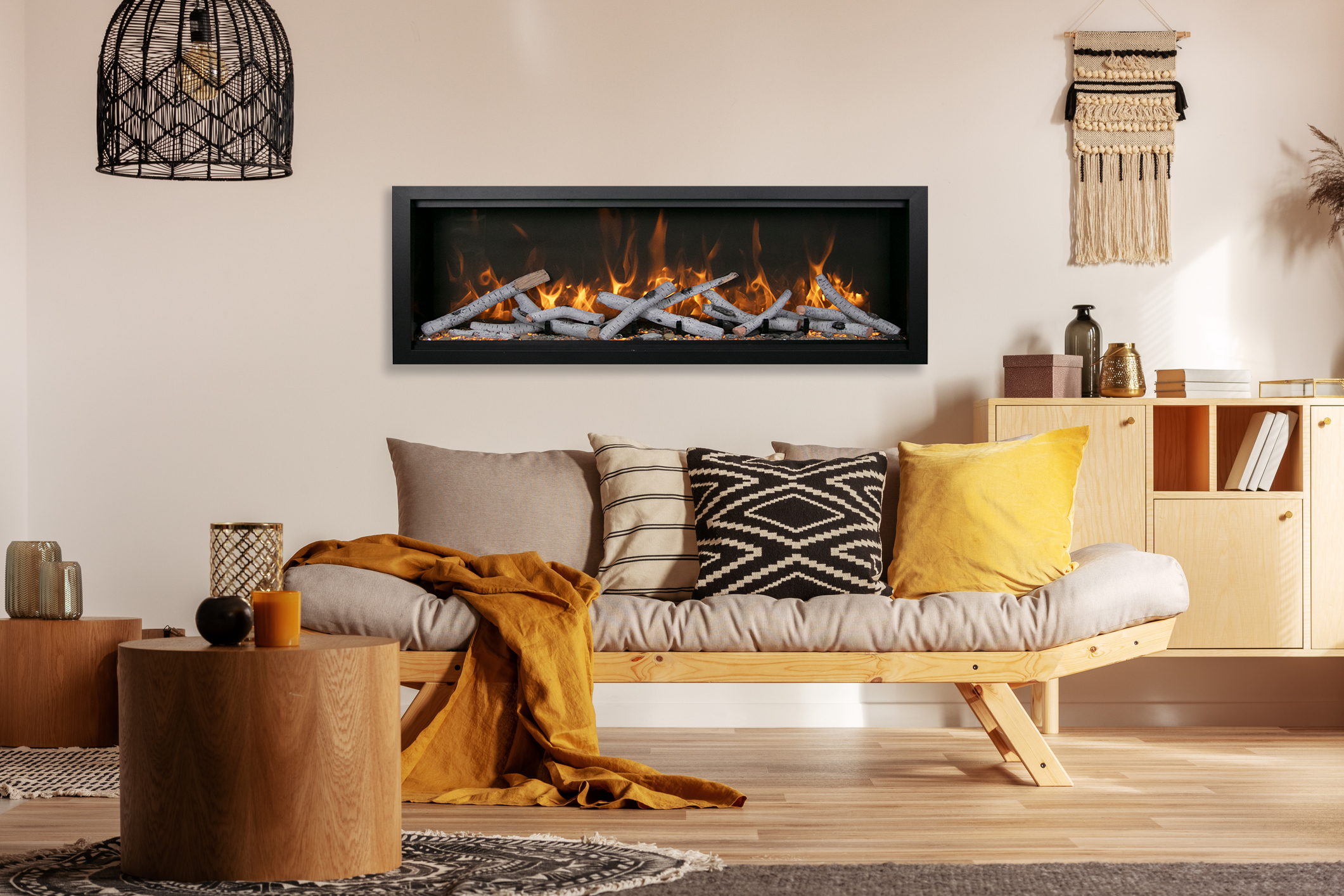 Electric fireplace lifestyle