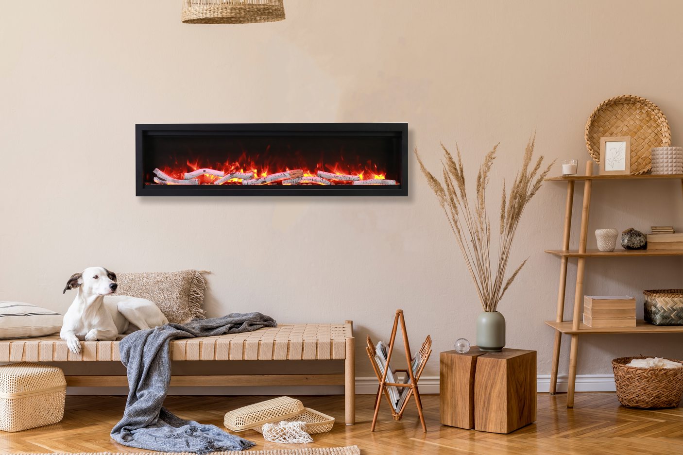 Amantii SYM-42 BESPOKE Series Electric Fireplace - SYM-42-BESPOKE