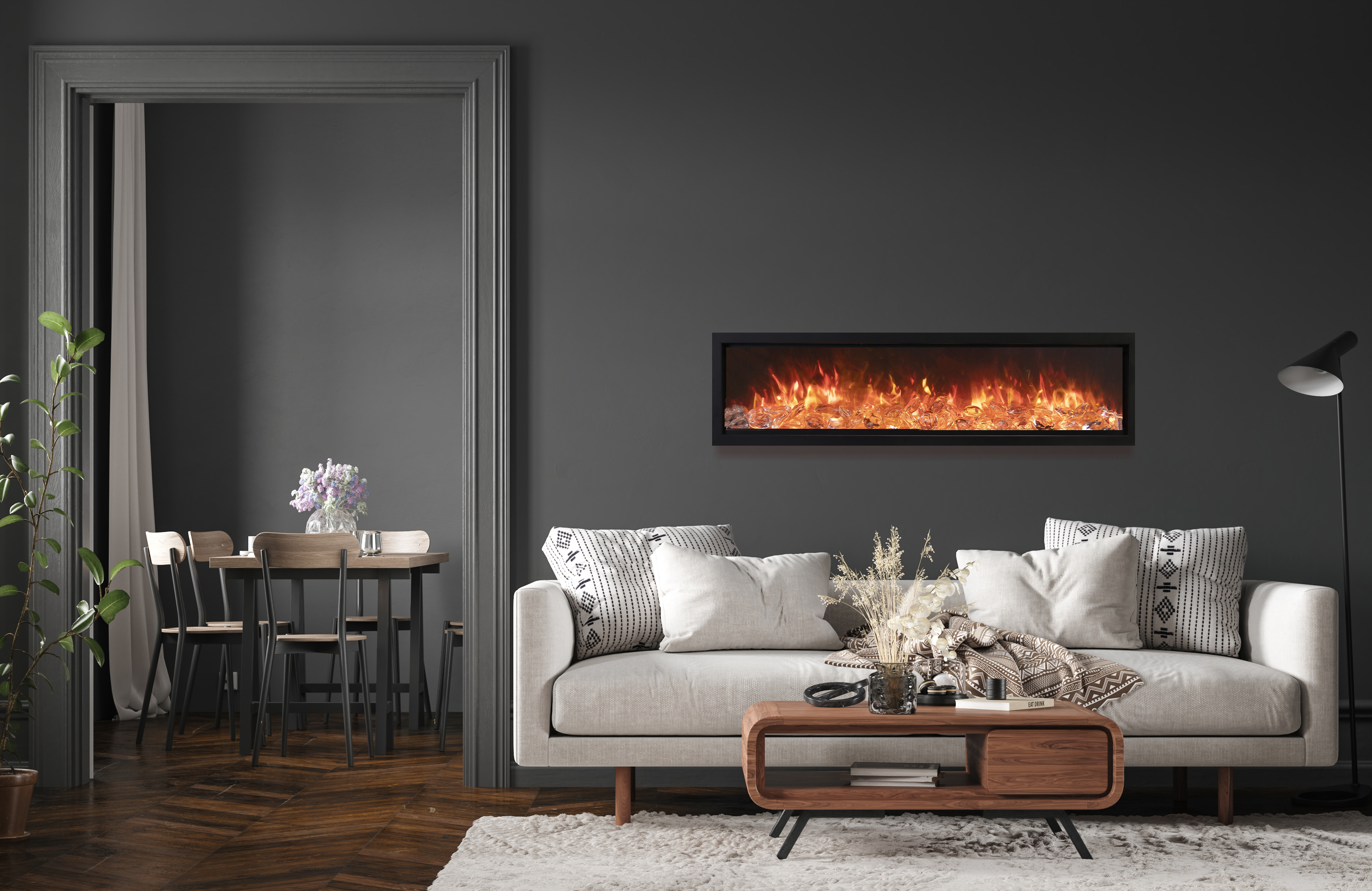 Electric fireplace lifestyle