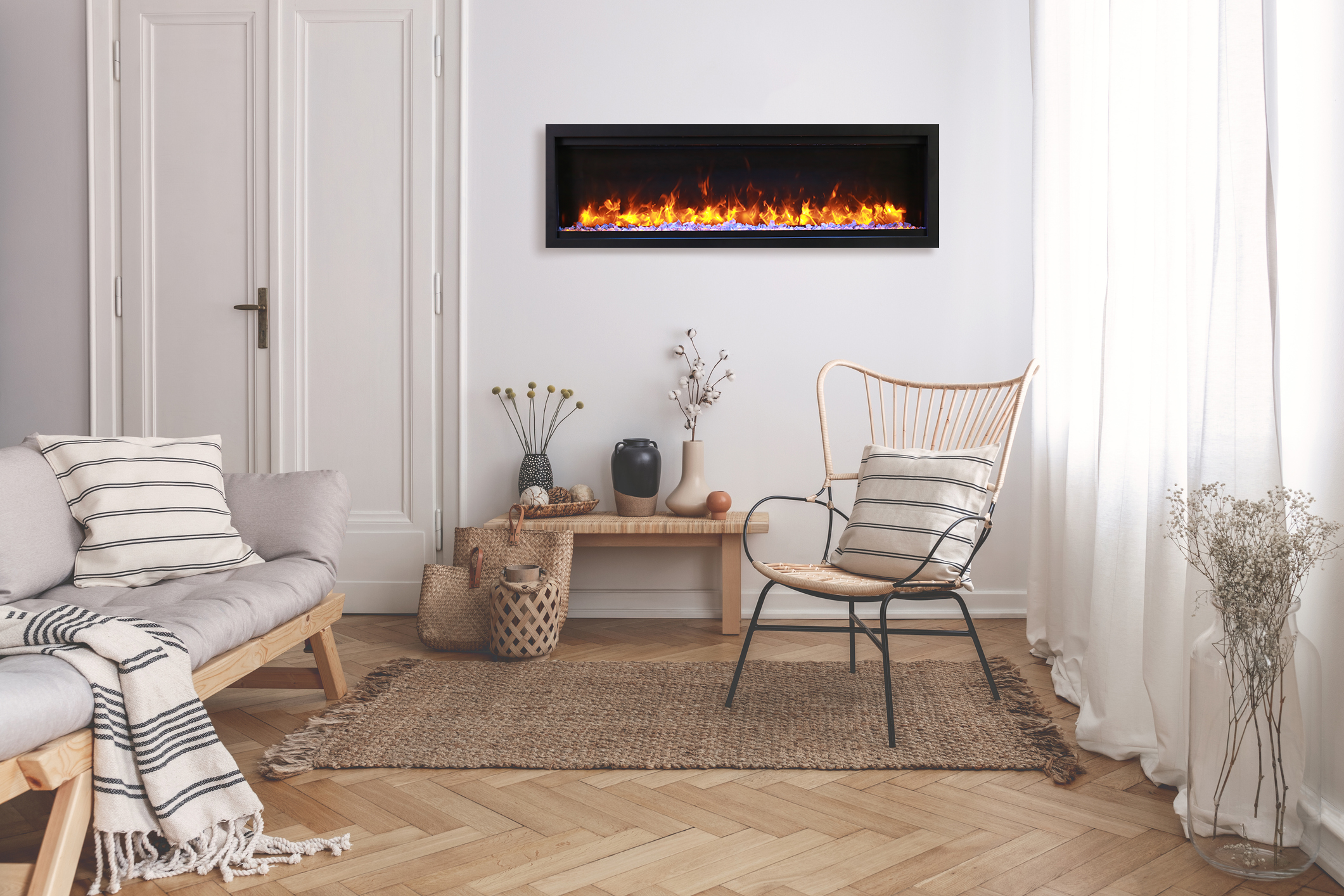 Electric fireplace lifestyle