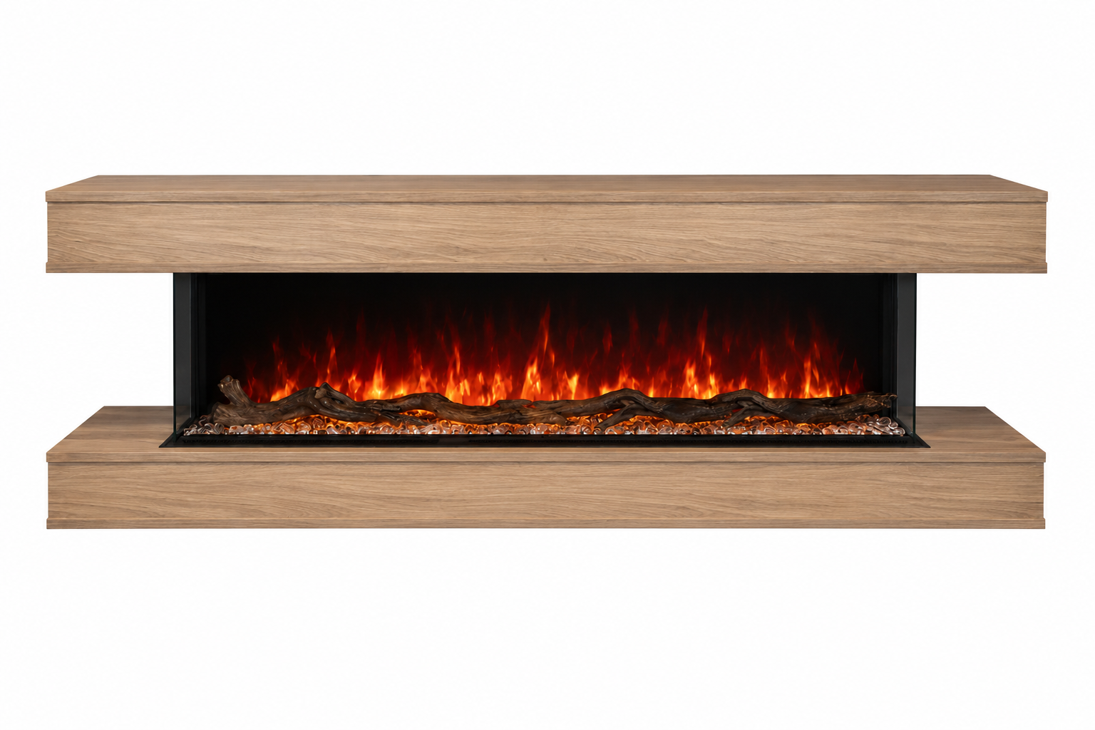 Modern Flames 82" Wall-mount Cabinet Coastal Sand - WMC-68LPM-CS