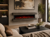 Modern Flames 82" Wall-mount Cabinet Driftwood Grey - WMC-68LPM-DW