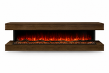 Modern Flames 94" Wall-mount Cabinet Weathered Walnut - WMC-80LPM-WW