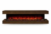 Modern Flames 94" Wall-mount Cabinet Weathered Walnut - WMC-80LPM-WW
