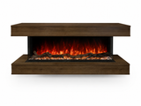 Modern Flames 70" Wall-mount Cabinet Weathered Walnut - WMC-56LPM-WW