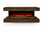 Modern Flames 58" Wall-mount Cabinet Weathered Walnut - WMC-44LPM-WW