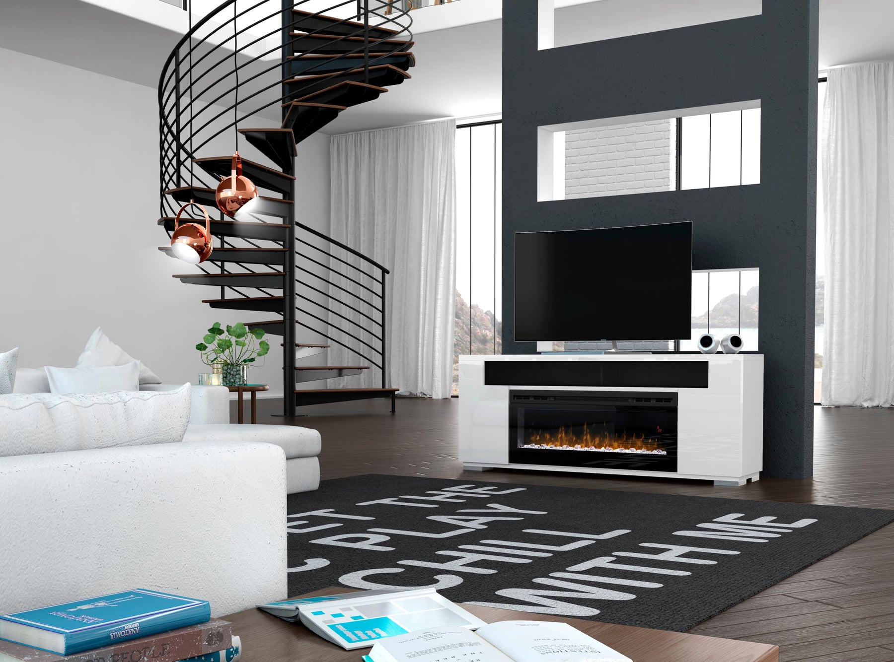Dimplex Haley Media Console Electric Fireplace product image