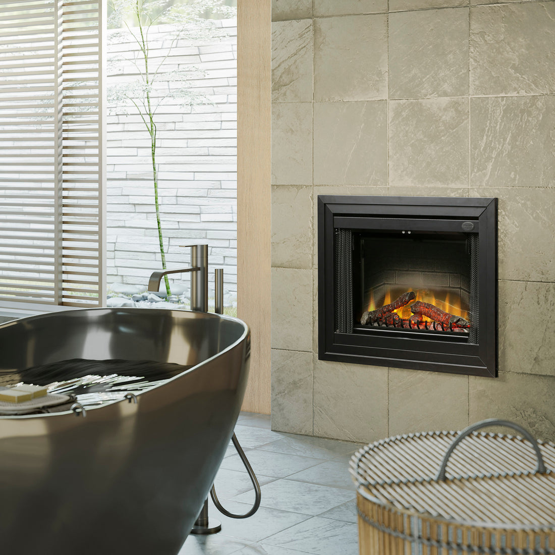 Dimplex 33" Deluxe Built-in Traditional Electric Fireplace - BF33DXP