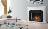Napoleon Taylor Electric Fireplace Mantel Package in White- NEFP33-0214W