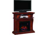 Classic Flame Corinth Media Mantel in Cherry