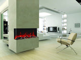 Amantii 40-TRU-VIEW-XL-Deep Smart Living Room Indoor/Outdoor 3-Sided Electric Fireplace