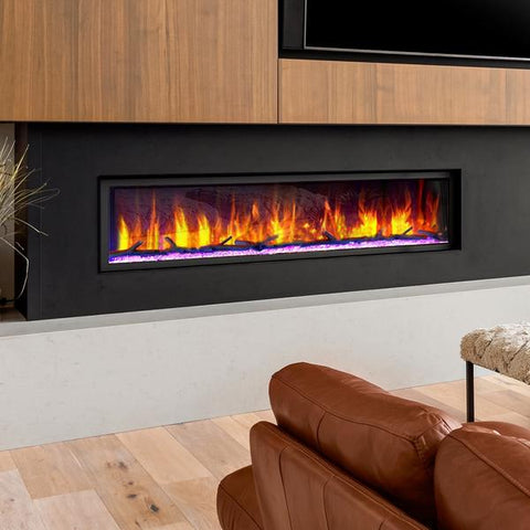 Dynasty Cascade 74 recessed electric fireplace- BTX74