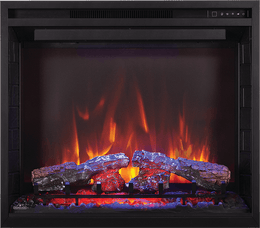 Napoleon Element 36 inch Built-In Electric Fireplace flame detail