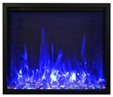 Amantii 48" TRD Electric Fireplace Glass Media