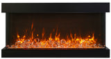 Amantii 60-TRU-VIEW-XL-XT Smart Indoor/Outdoor 3-Sided Electric Fireplace