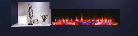 Iconic Fires 64" Wall-Mount Electric Fireplace