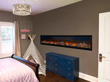 Napoleon 74" Alluravision Deep Wall Mount Electric Fireplace Fully Recessed - NEFL74CHD