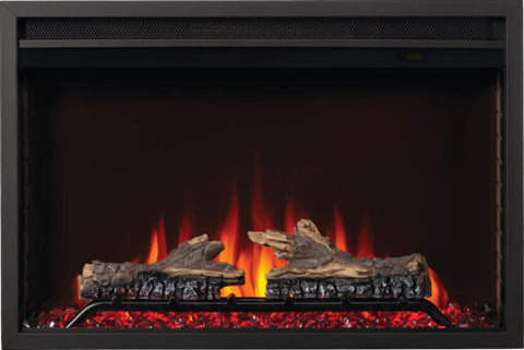 Napoleon Cineview Built-in Electric Fireplace Insert with logs - NEFB30H