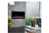 Dimplex Multi-Fire Slim 36" Built-in Linear Electric Fireplace in Stone Wall - PLF3614-XS