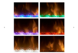Dimplex Slim Multi-Fire 50" Built-in Linear Electric Fireplace Flame Colors - PLF5014-XS