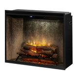Dimplex Revillusion 36" Electric Fireplace in Weathered Concrete with front glass - RBF36PWC-FG