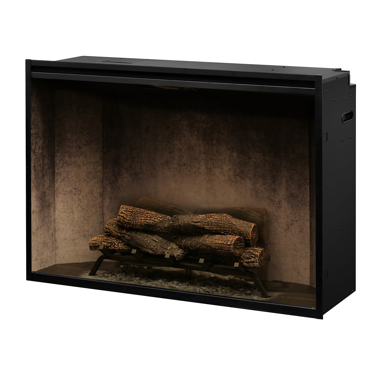 Dimplex 42" Revillusion Weathered Concrete Electric Fireplace with front glass - RBF42WC-FG
