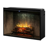 Dimplex 42" Revillusion Weathered Concrete Electric Fireplace with front glass - RBF42WC-FG