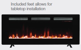 Dimplex Sierra 48" Wall-Mount Electric Fireplace - SIL48