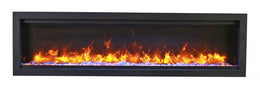 Amantii SYM-50 BESPOKE Glass Crystals Series Electric Fireplace