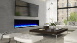 78" Scion Linear Electric Fireplace - SF-SC78-BK