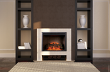 Dynasty Zero Clearance 32" White Mantel Electric Fireplace - EF44D