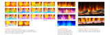 Hearth & Home 48" Allusion Simplifire - SF-ALL48-BK Color Options