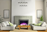 Amantii TRD 30" Glass Media Display Electric Fireplace 