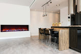 Amantii 72-TRU-VIEW-XL-XT Smart Indoor/Outdoor 3-Sided Electric Fireplace Kitchen