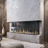 Dimplex IgniteXL Bold 60" Linear Electric Fireplace Stone wall built-in - XLF6017-XD