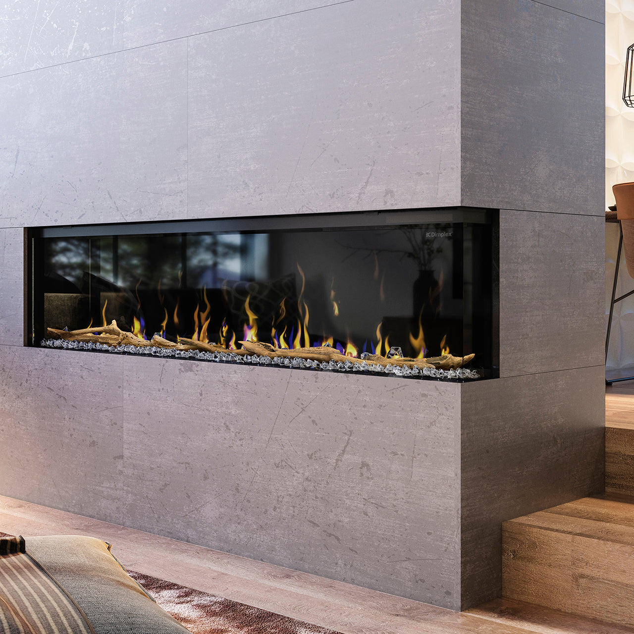 Dimplex IgniteXL Bold 74" Linear Electric Fireplace - XLF7417-XD