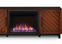 Napoleon Bella Electric Fireplace Media Console - NEFP26-3120WN NEFB30H