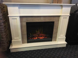 The Luna Custom Mantel in Benjamin Moore Cloud White