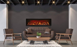 Amantii Symmetry 60" Smart Linear Electric Fireplace Wall mount - SYM-60